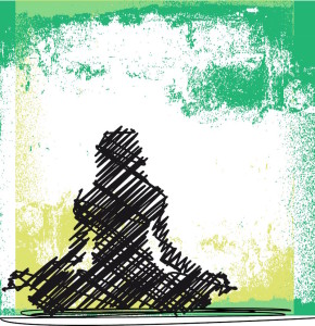 yoga pose, inner peace