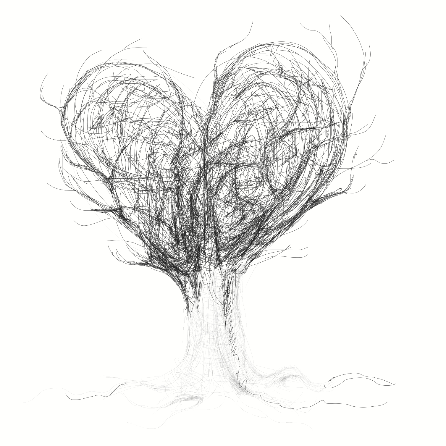 Valentine's Day Heart tree