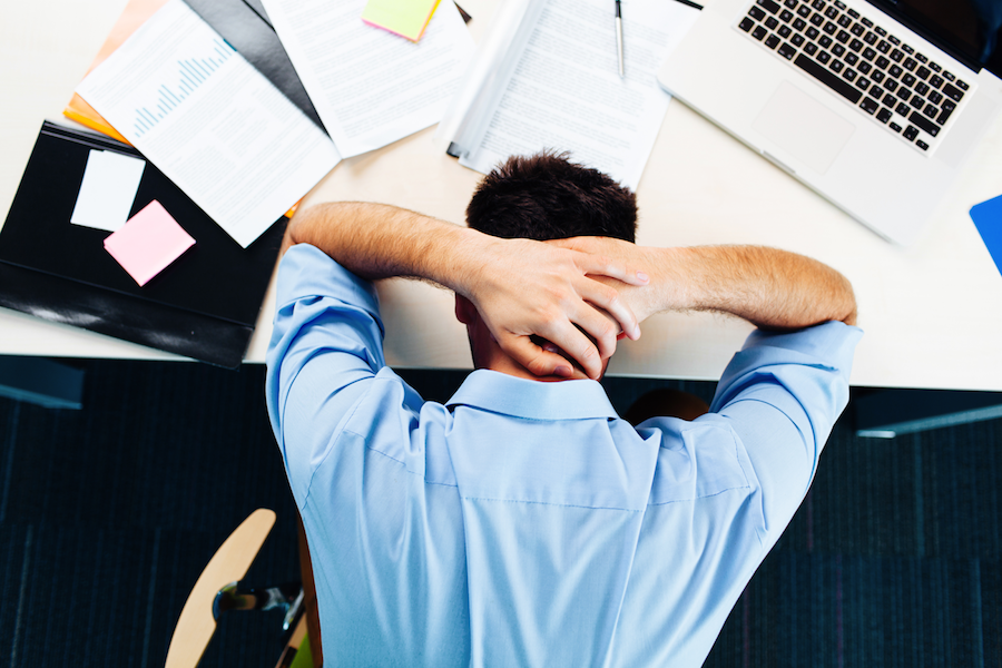 stressed at work