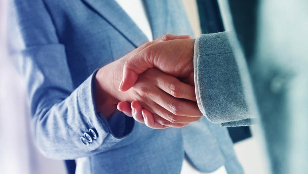 handshake - touch at work
