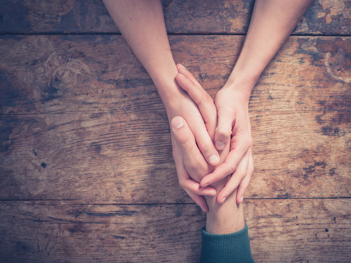 family touch, compassionate touch