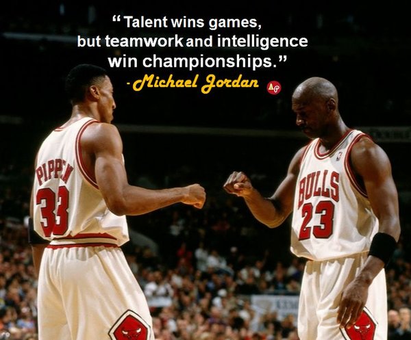 michael jordan team quote