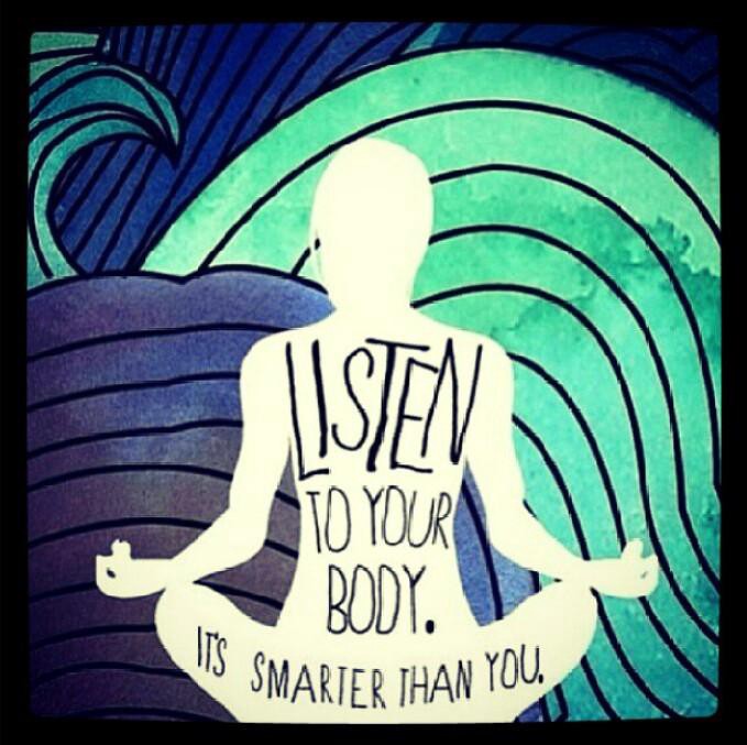 listen to your body picture